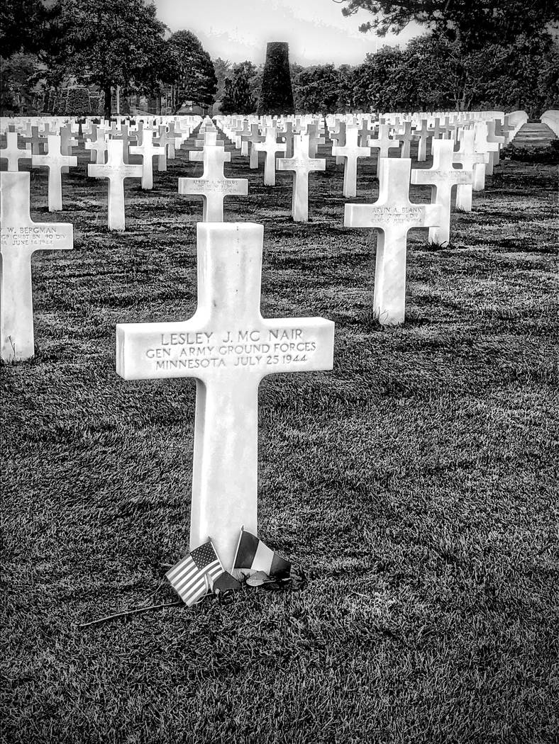 The American Cemetery on Omaha Beach, Normandy, France, June 4, 2019. (Barry Hartman)
