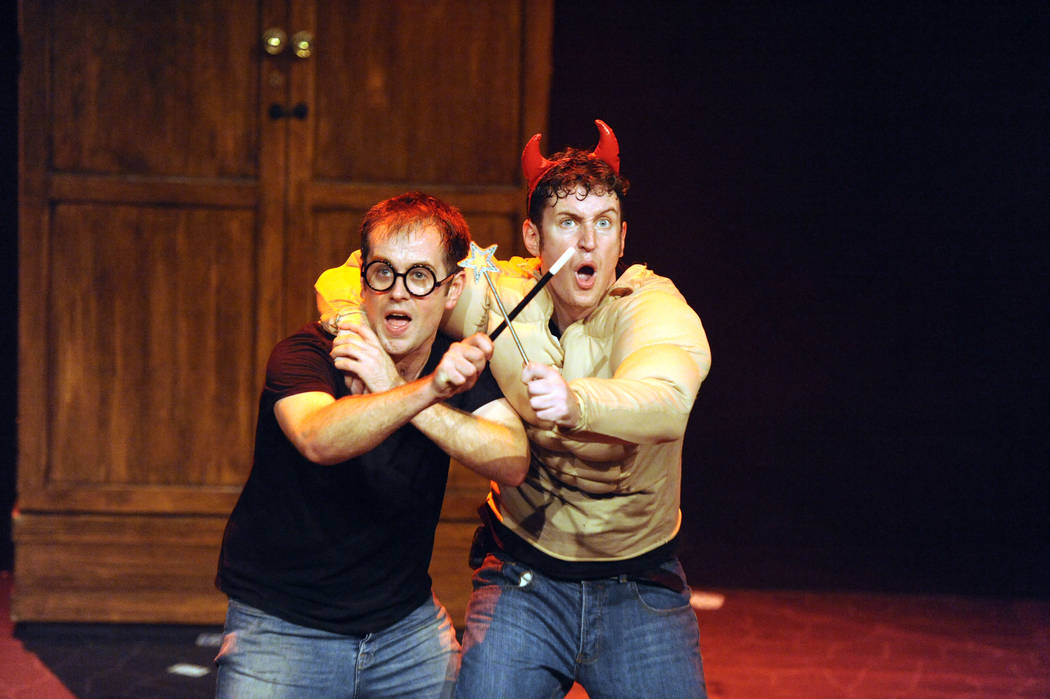 Jefferson Turner, left, and Dan Clarkson are the writers and stars of “Potted Potter: The Una ...