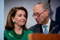 Nancy Pelosi and Chuck Schumer.