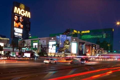 MGM Grand on the Strip in Las Vegas on Saturday, Dec. 15, 2018. Richard Brian Las Vegas Review- ...