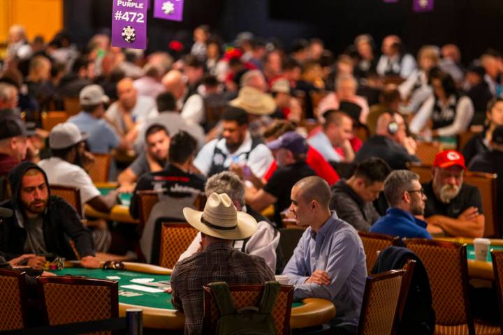 Thousands of WSOP poker players compete at the $500 buy-in, no-limit Hold'em tournament dubbed ...