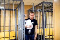 Ivan Golunov, a prominent Russian investigative reporter, who worked for the independent websit ...