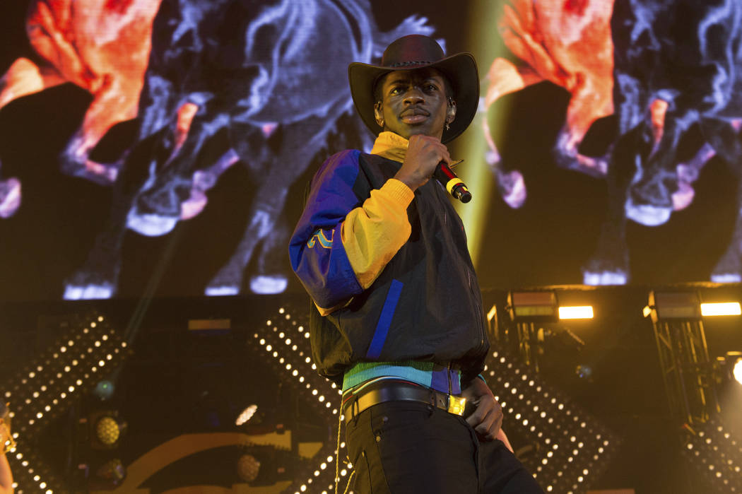 Musical artist Lil Nas X performs at HOT 97 Summer Jam 2019 at MetLife Stadium on Sunday, June ...