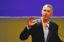 United States former President Barack Obama talks during the "Seeds&Chips - Global Foo ...