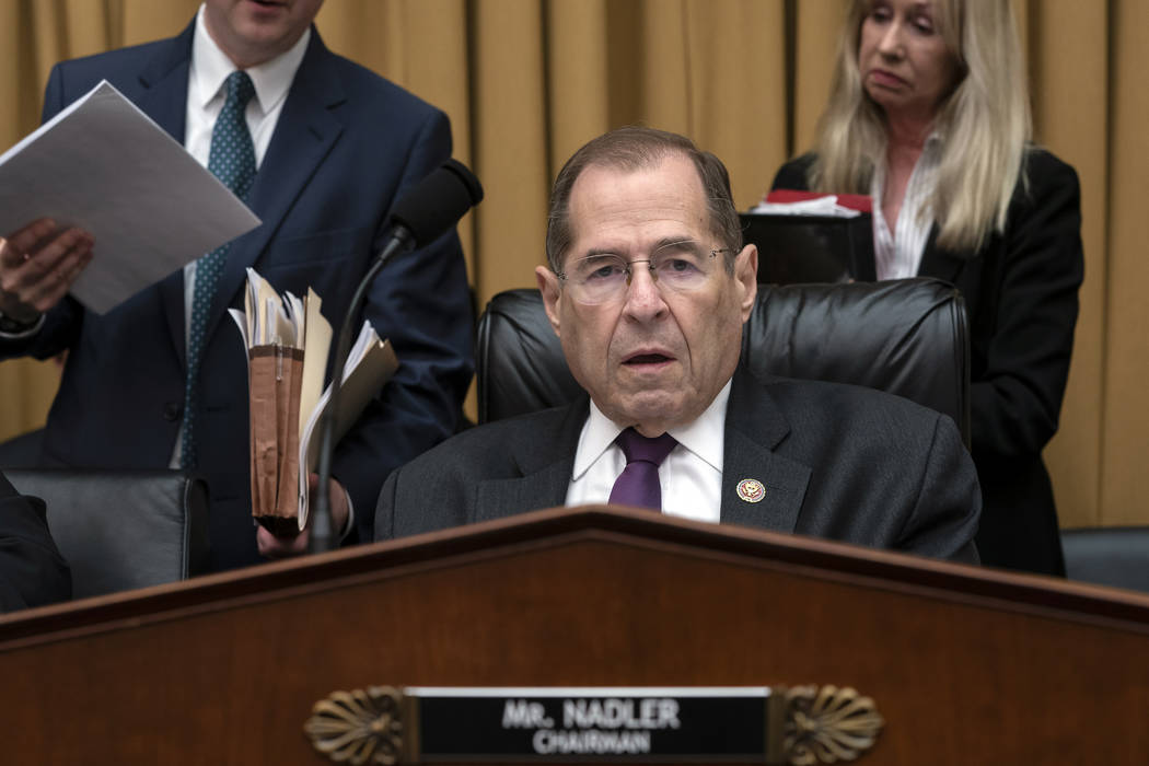 House Judiciary Committee Chairman, Rep. Jerrold Nadler, D-N.Y., takes his seat as House Democr ...