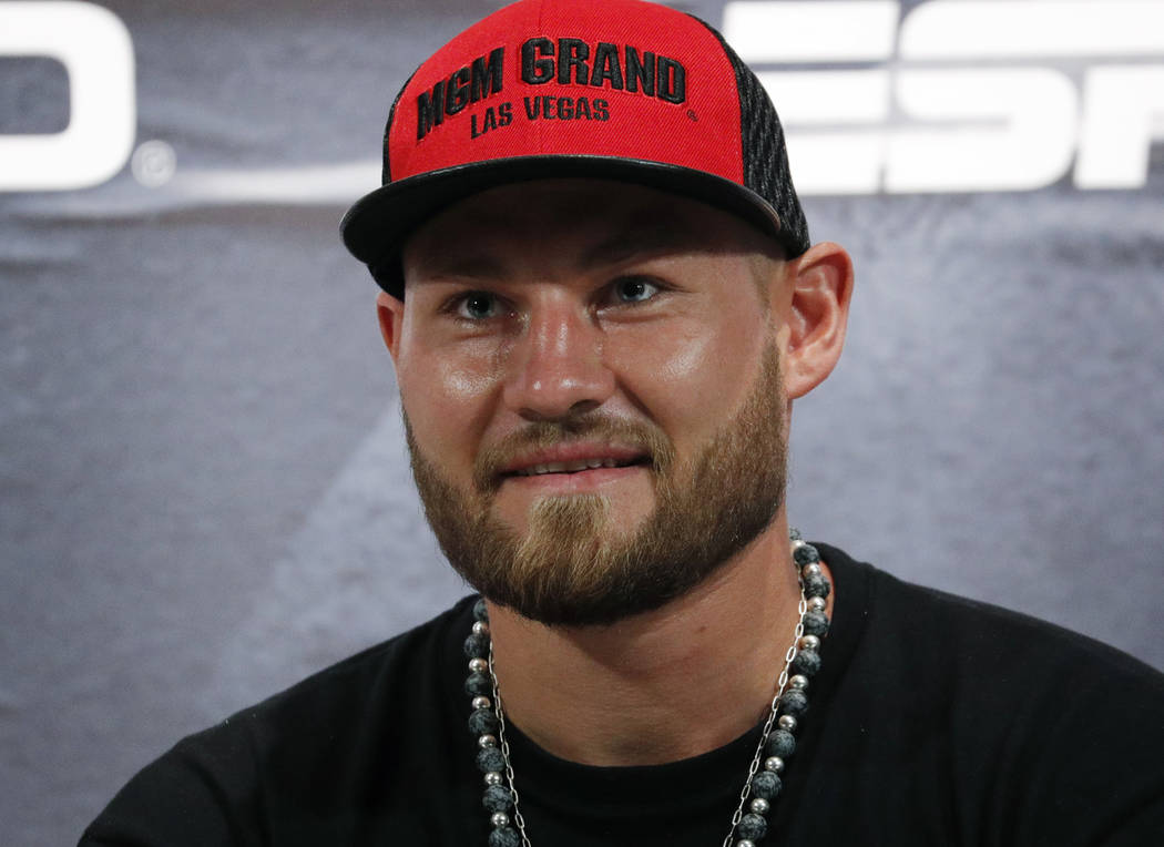 Tom Schwarz, of Germany, attends a news conference, Wednesday, June 12, 2019, in Las Vegas. Sch ...