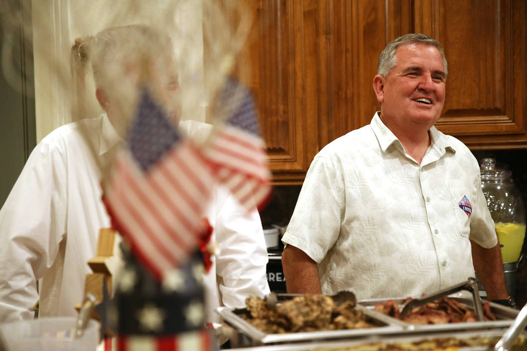 North Las Vegas Ward 4 candidate Pete Shields at his home in North Las Vegas, Tuesday, June 11, ...