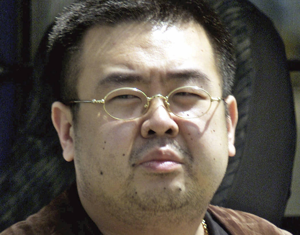 FILE - This May 4, 2001, file photo shows Kim Jong Nam, exiled half brother of North Korea's le ...