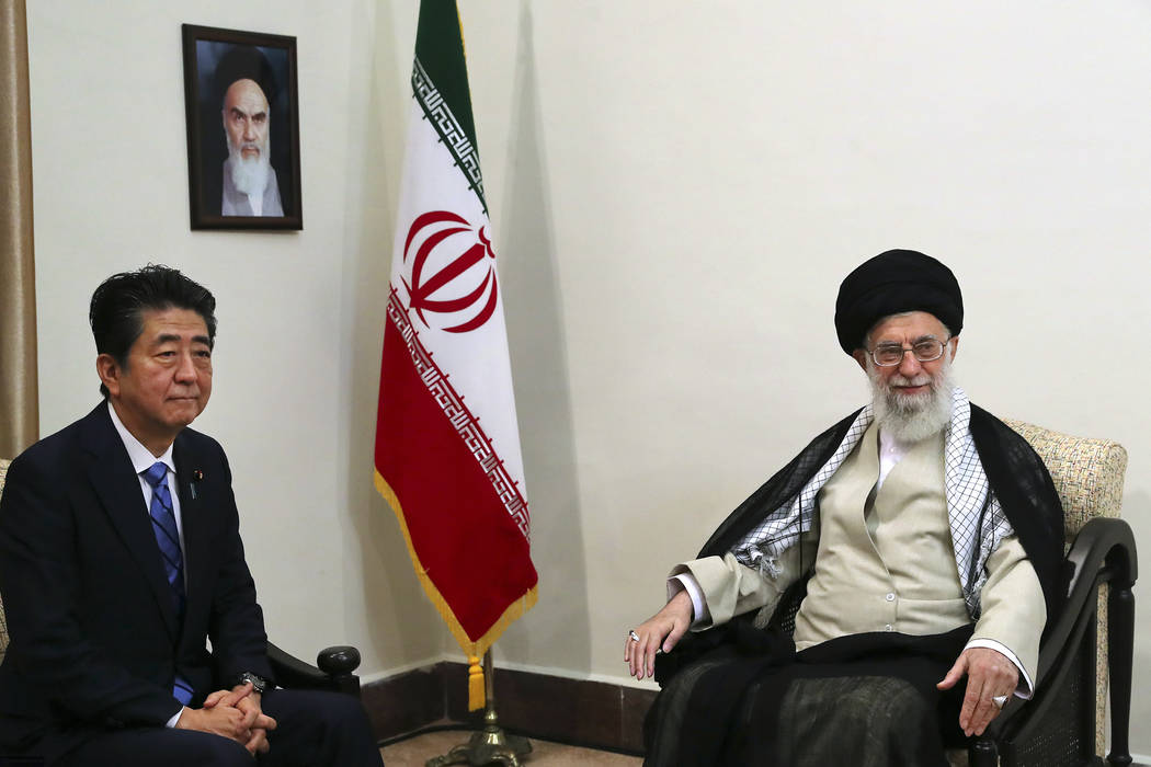 In this picture released by an official website of the office of the Iranian supreme leader, Su ...