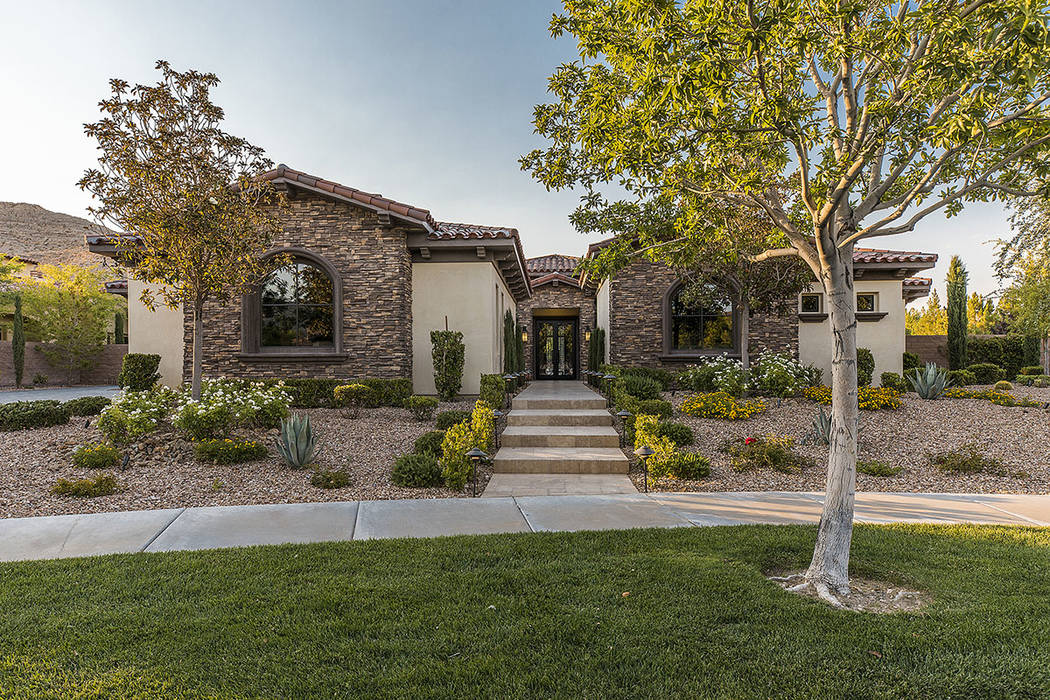 Golden Knights goalie Marc-Andre Fleury, has put his custom Southern Highlands home on the mark ...