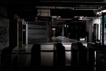 Hallways of Buenos Aires's subway are lit only by emergency lights during a blackout, in Buenos ...