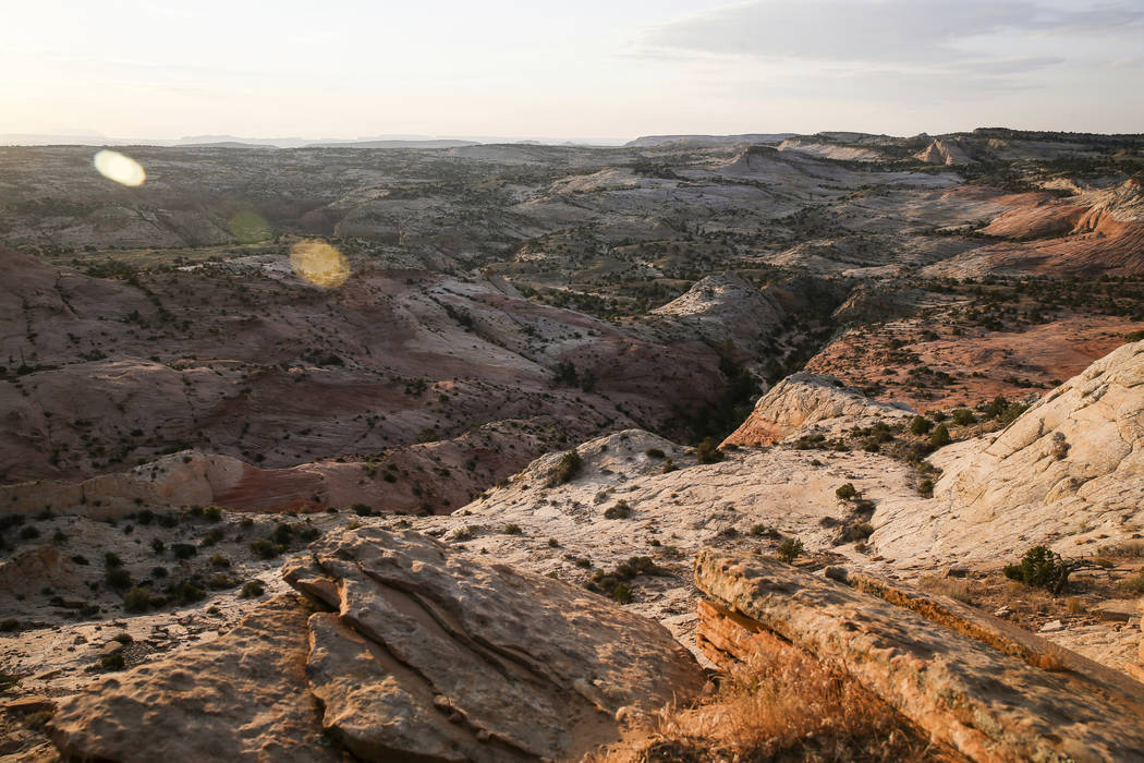 FILE - This July 9, 2017 file photo, shows a view of Grand Staircase-Escalante National Monumen ...