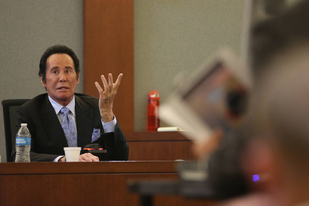 Wayne Newton testifies against Weslie Martin, accused of burglarizing Newton's home, at the Reg ...