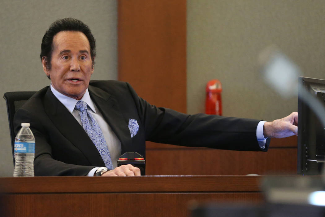 Wayne Newton testifies against Weslie Martin, accused of burglarizing Newton's home, at the Reg ...