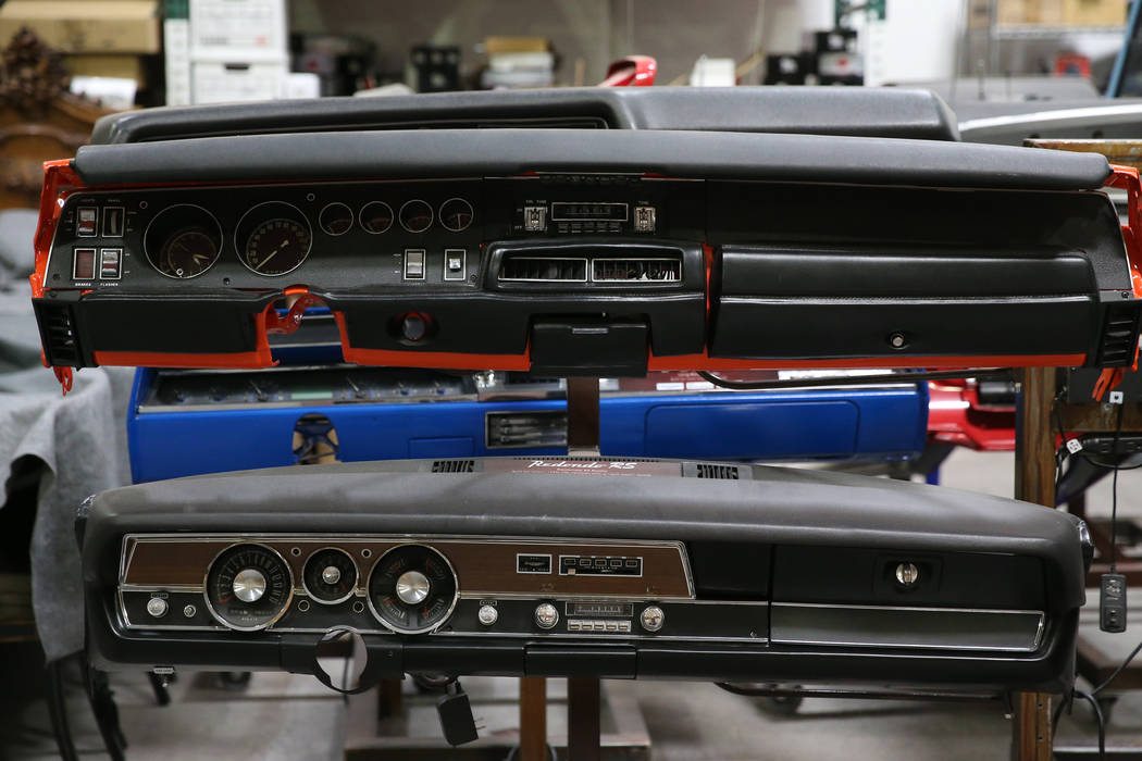 Radio models at the Retro Manufacturing headquarters in Henderson, Wednesday, June 19, 2019. (E ...
