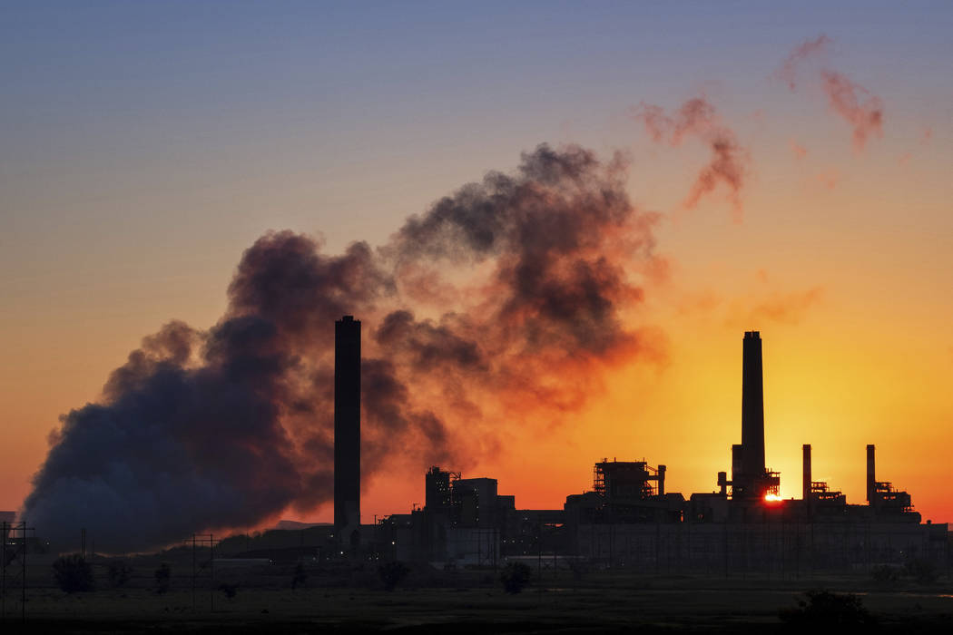 The Dave Johnson coal-fired power plant in Glenrock, Wyo., July 27, 2018, The Trump administrat ...