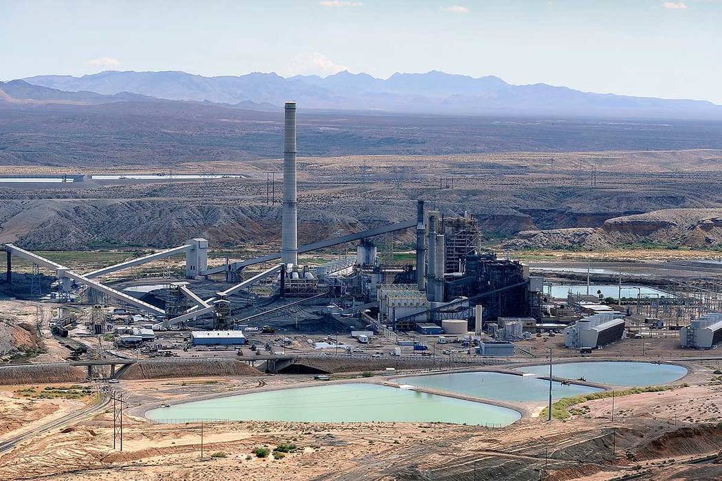 The Reid Gardner Generating Station, a 557-megawatt coal-fired plant in Moapa, Sept. 9, 2014. T ...