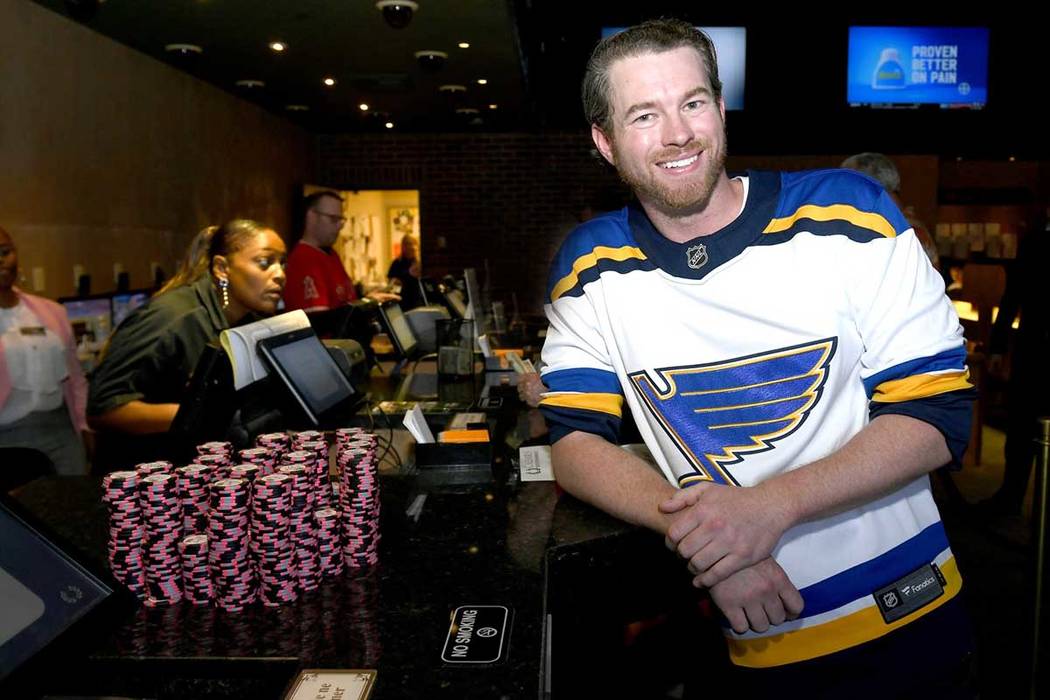 St. Louis Blues fan Scott Berry collected $100,400 for a winning bet on the Stanley Cup at Pari ...