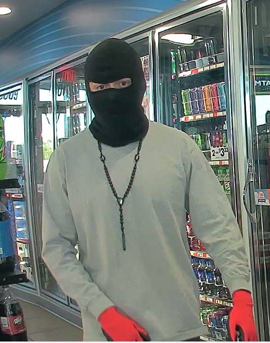 Police are looking for a man suspected in an armed robbery Saturday, June 8, 2019, on the 6000 ...