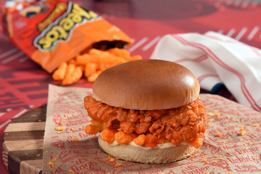 KFC Cheetos Sandwich (KFC via Facebook)