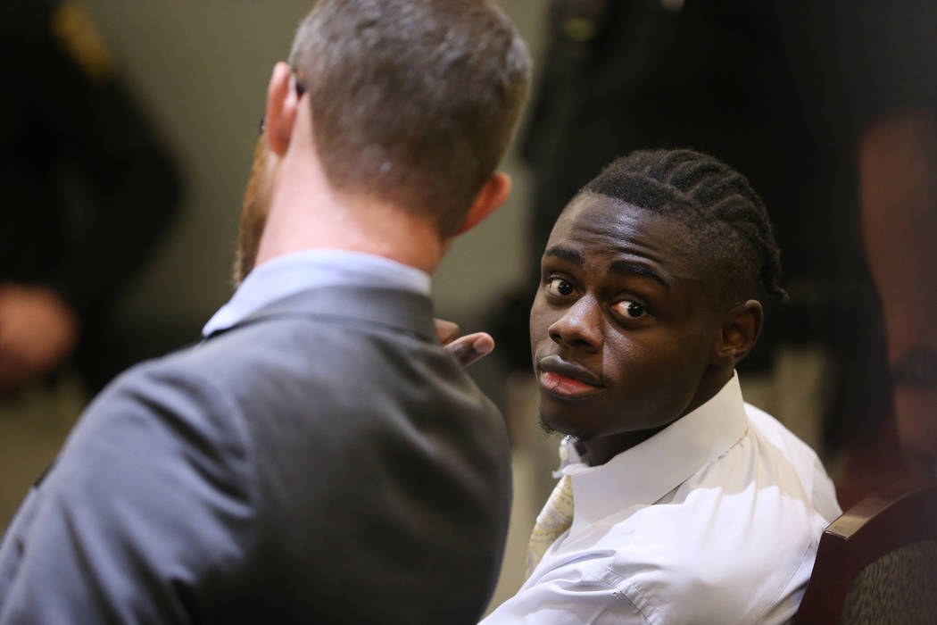 Weslie Martin during his court hearing at the Regional Justice Center in Las Vegas on Friday, J ...