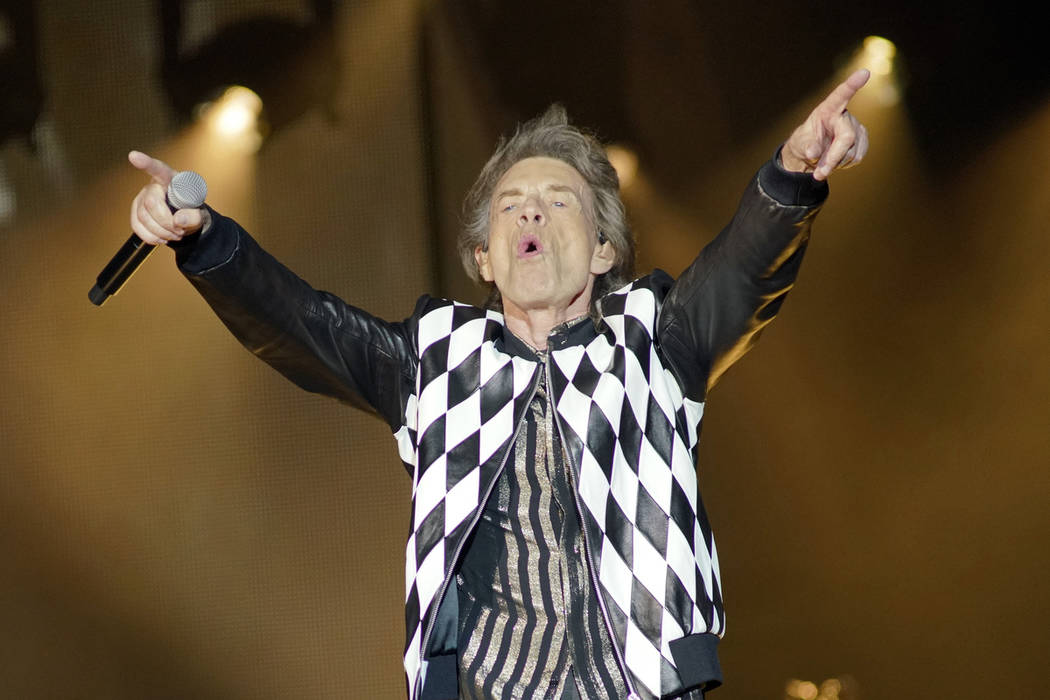 Mick Jagger of the Rolling Stones performs during the "No Filter" tour at Soldier Fie ...