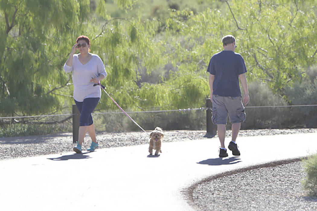 The Las Vegas Valley will enjoy unusually cool temperatures this weekend, punctuated by a Satur ...