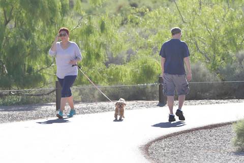 The Las Vegas Valley will enjoy unusually cool temperatures this weekend, punctuated by a Satur ...