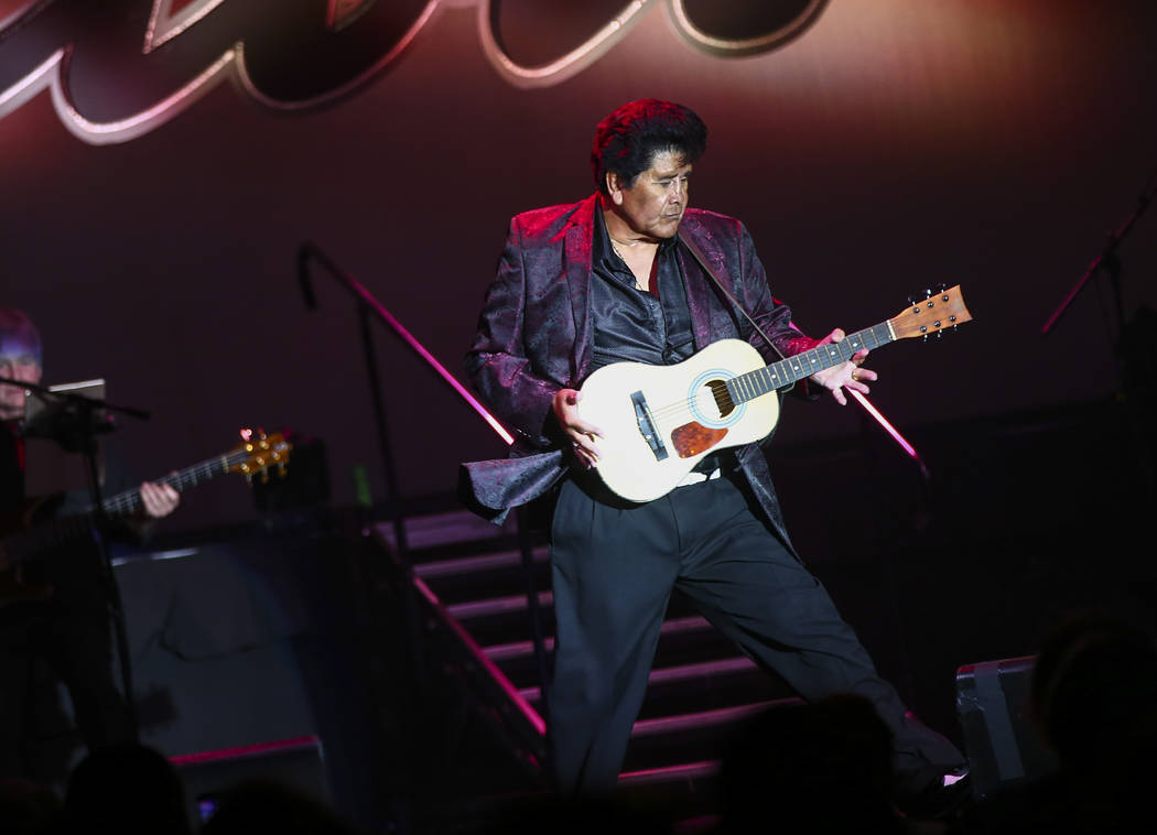 Bob "E" Castro, of Huntington Beach, Calif., performs in the '50s era competition during the 10 ...