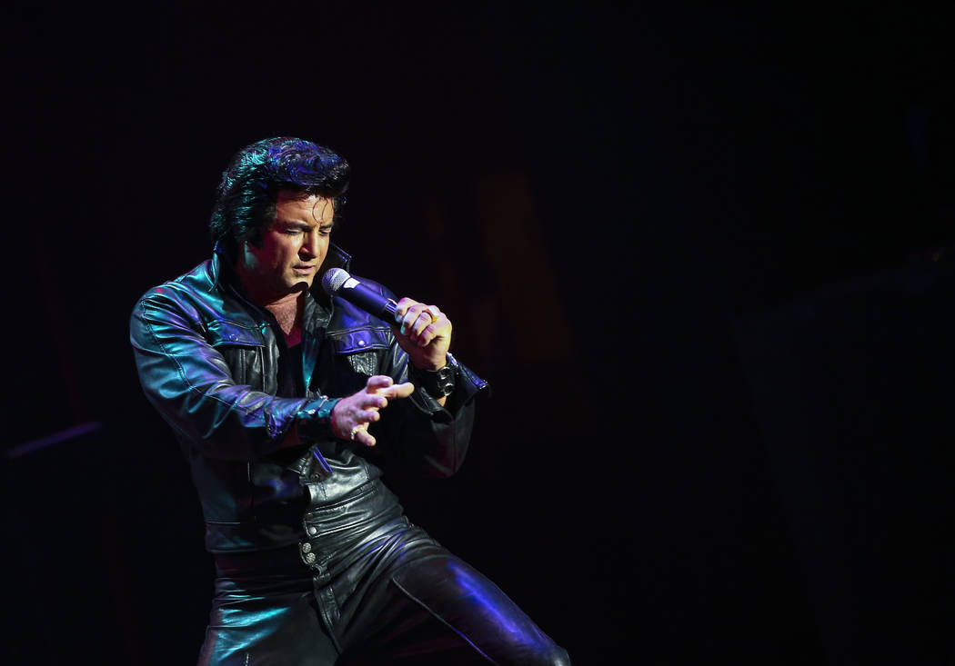 Will Humbarger, of Queen Valley, Ariz., performs in the '60s era competition during the 10th an ...