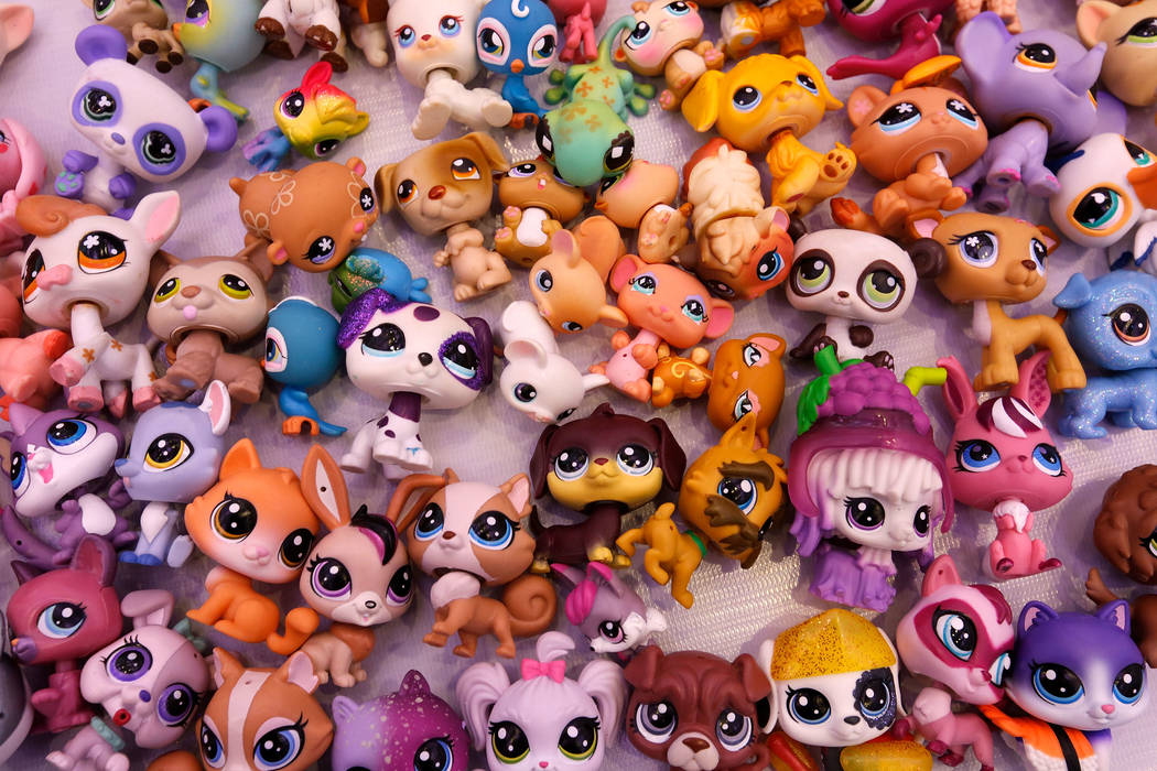A Littlest Pet Shop collection Briana Friedlinghaus, 10, of Calabasas, Calif., is seen during ...