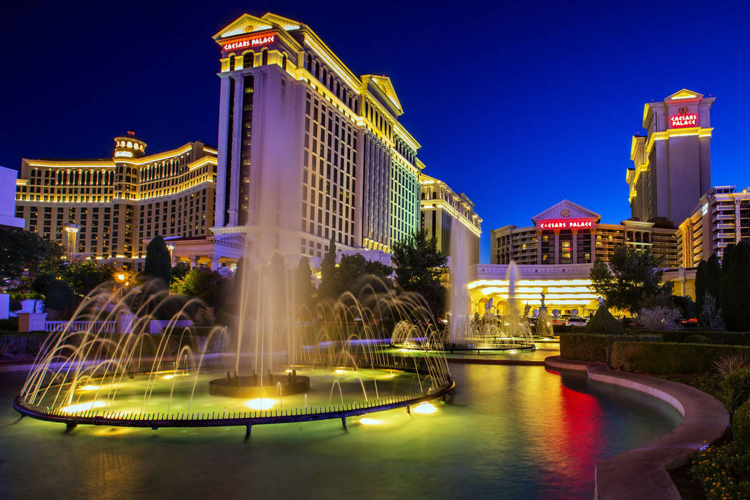 Caesars Palace on the Strip on Sunday, June 23, 2019, in Las Vegas. (L.E. Baskow/Las Vegas Rev ...