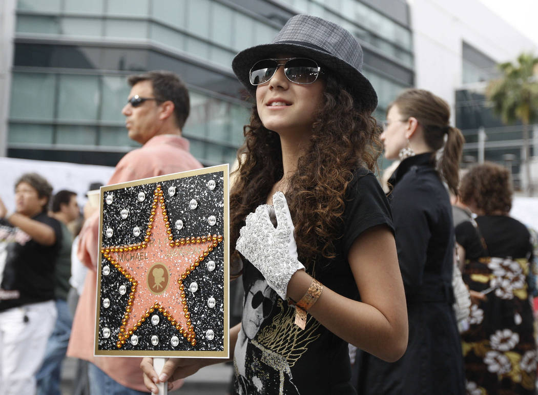 This July 7, 2009 file photo shows Serena Romaya, of San Diego, Calif., arrives at the memorial ...