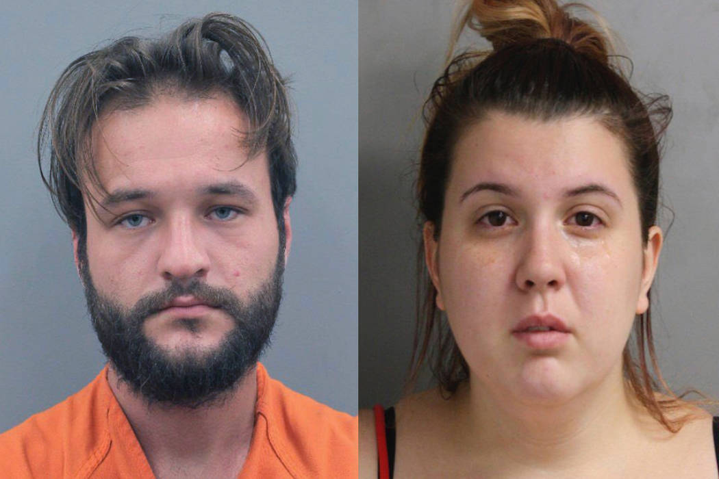 Jason Paul Robin and Katharine Wyndham White (Houston Police Department via AP)