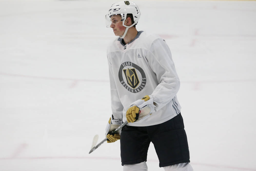 Vegas Golden Knights Mason Primeau (57) during development camp at City National Arena in Las V ...