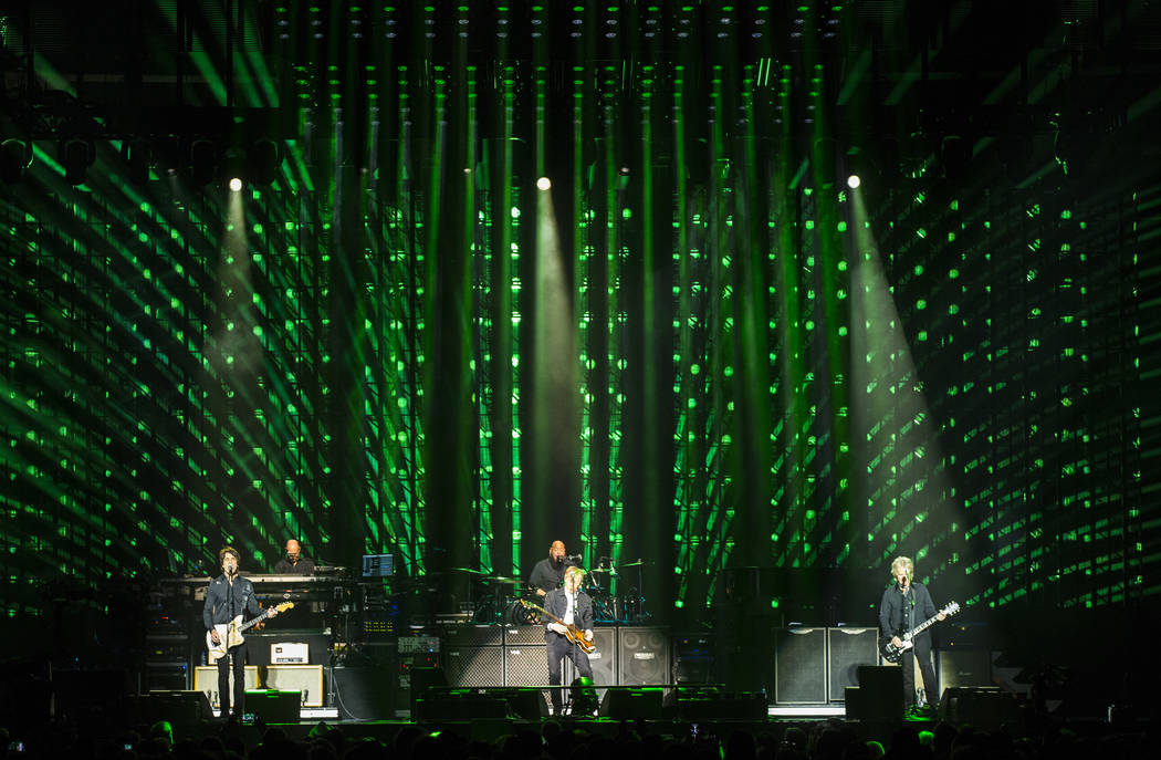 Paul McCartney performs at T-Mobile Arena in Las Vegas on Friday, June 28, 2019. McCartney is s ...