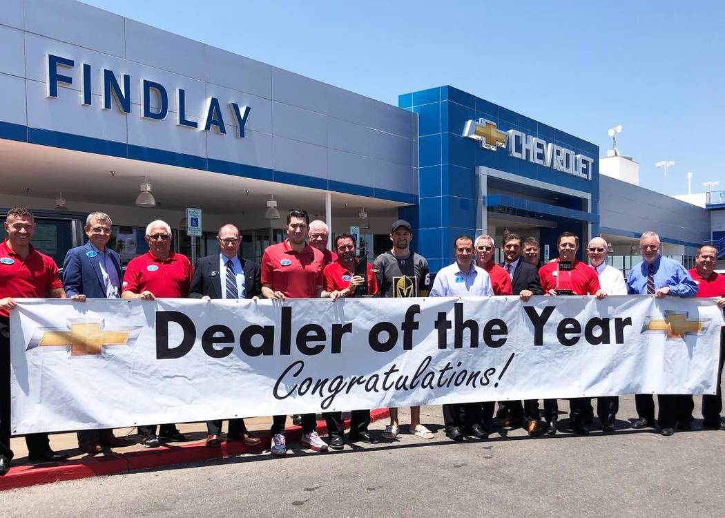 A big celebration took place recently when Findlay Chevrolet was named Dealer of the Year for t ...