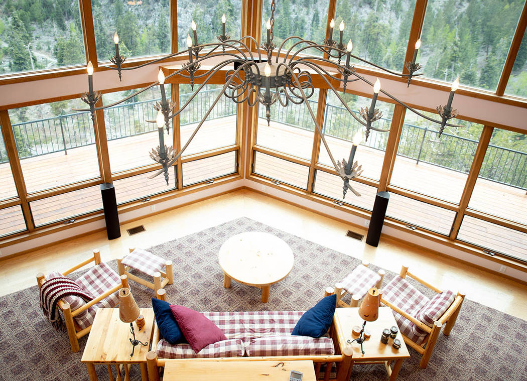 The living room is large and leads to a warparound balcony. (Tonya Harvey Real Estate Millions)