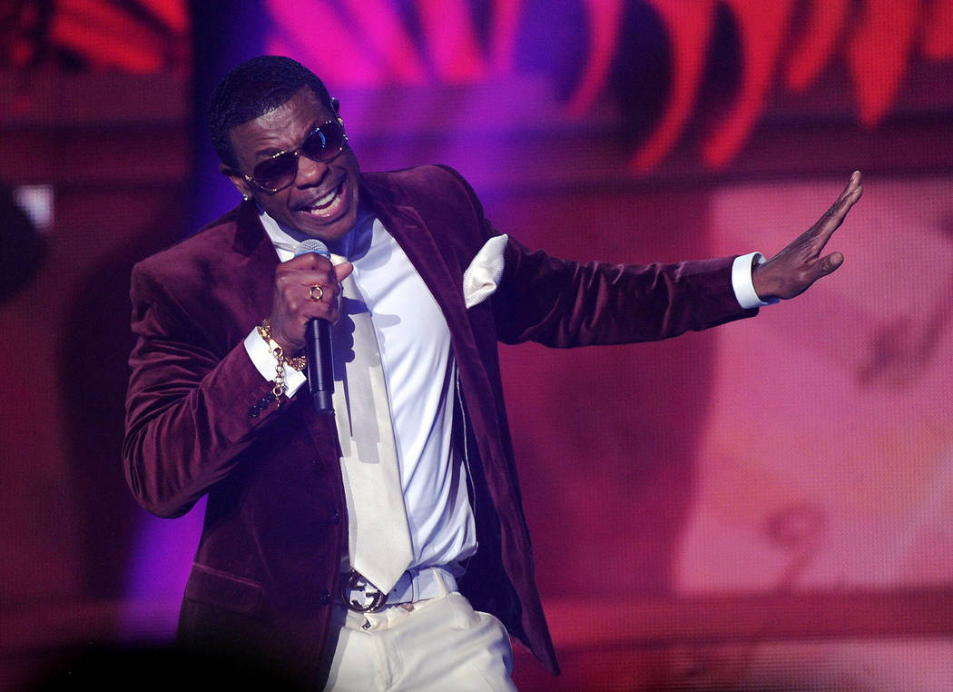 Keith Sweat performs onstage at the 2013 Soul Train Awards at the Orleans Arena on Friday, Nov. ...