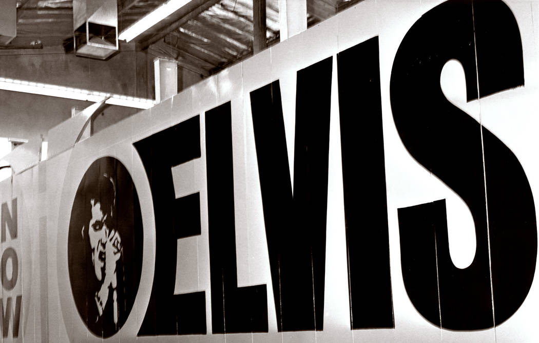 Elvis Presley signage at the Las Vegas Hilton. (Westgate)