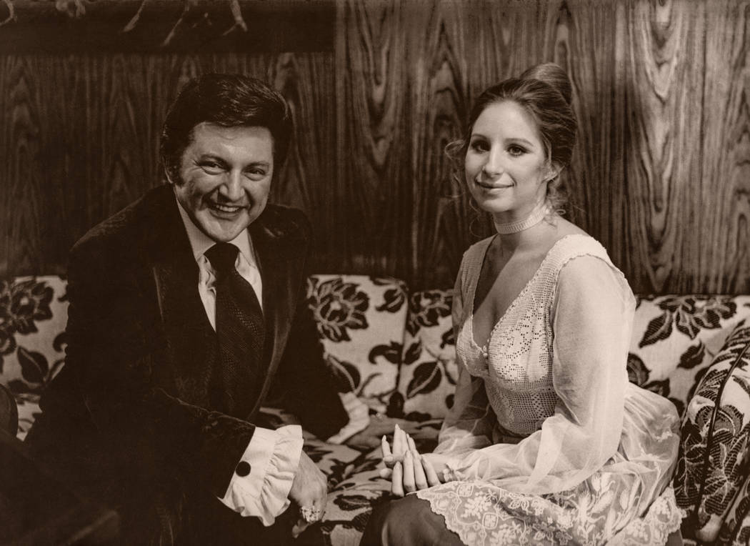 Liberace and Barbra Streisand at the Las Vegas Hilton in Las Vegas. (Westgate)