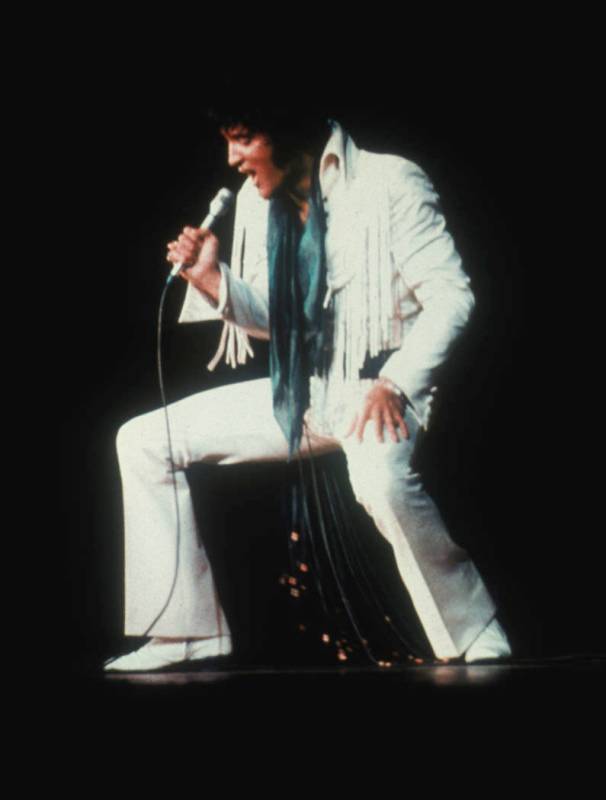 Elvis Presley in "Elvis: That's The Way It Is," filmed at the International. (Las Veg ...