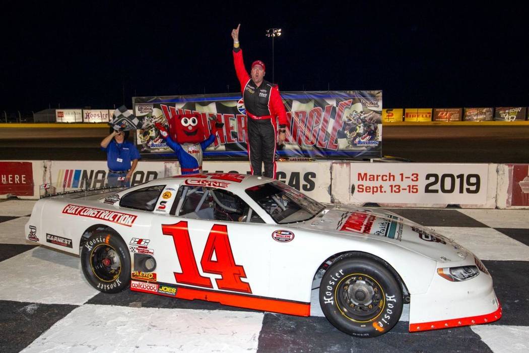 Chris Clyne has become the man to beat in the Super Late Models division at the Bullring at Las ...
