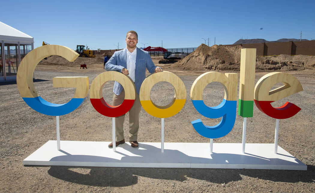 Andrew Silvestri, Google head of data center public policy & community development, at the cons ...