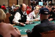 Blair Fedder, 70, who has been dealing at the World Series of Poker Tournament (WSOP) for the l ...