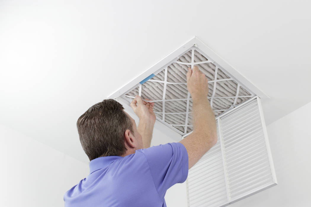 Replace indoor air filters to make sure the air circulating through your home is clean. (Getty ...