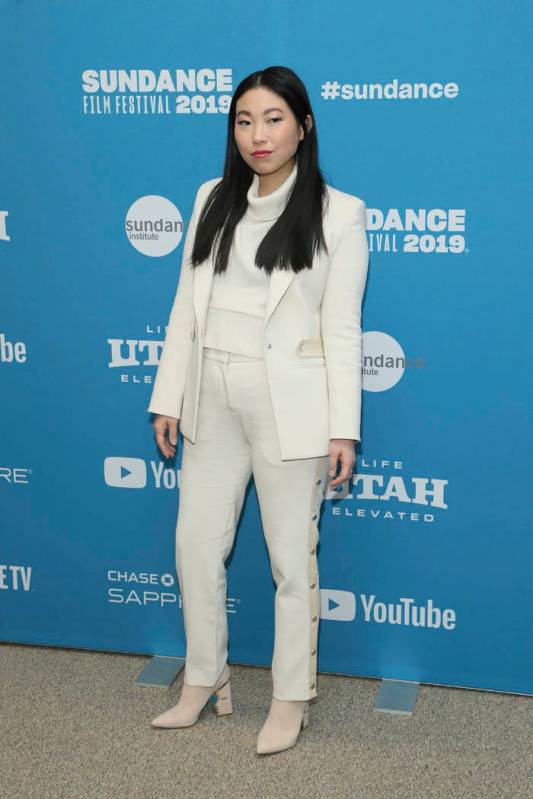 Actress Awkwafina poses at the premiere of "The Farewell" during the 2019 Sundance Fi ...