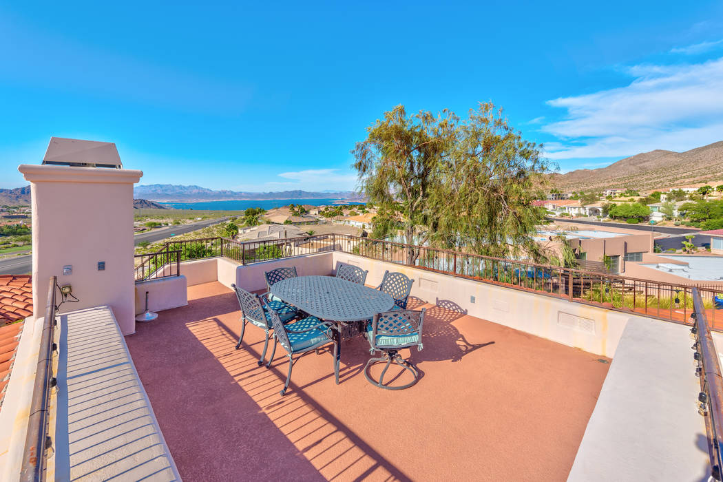 The Southwestern Boulder City home has a rooftop deck. (Desert Sun Realty)