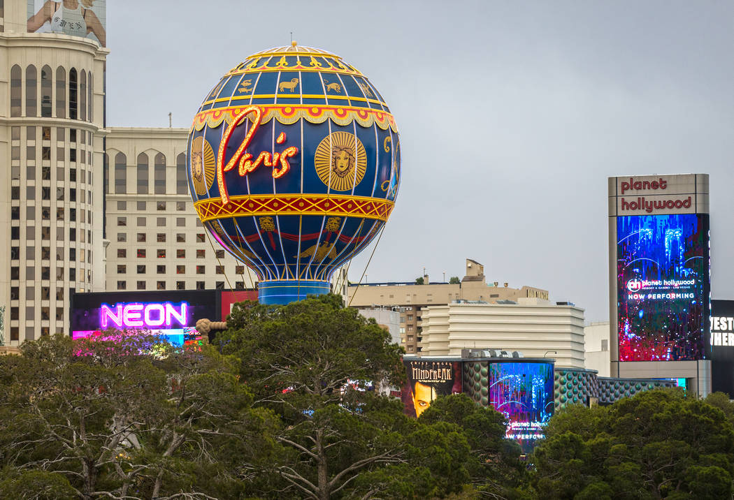 Paris Las Vegas on Wednesday, March 20, 2019, in Las Vegas. (Benjamin Hager Review-Journal) @Be ...