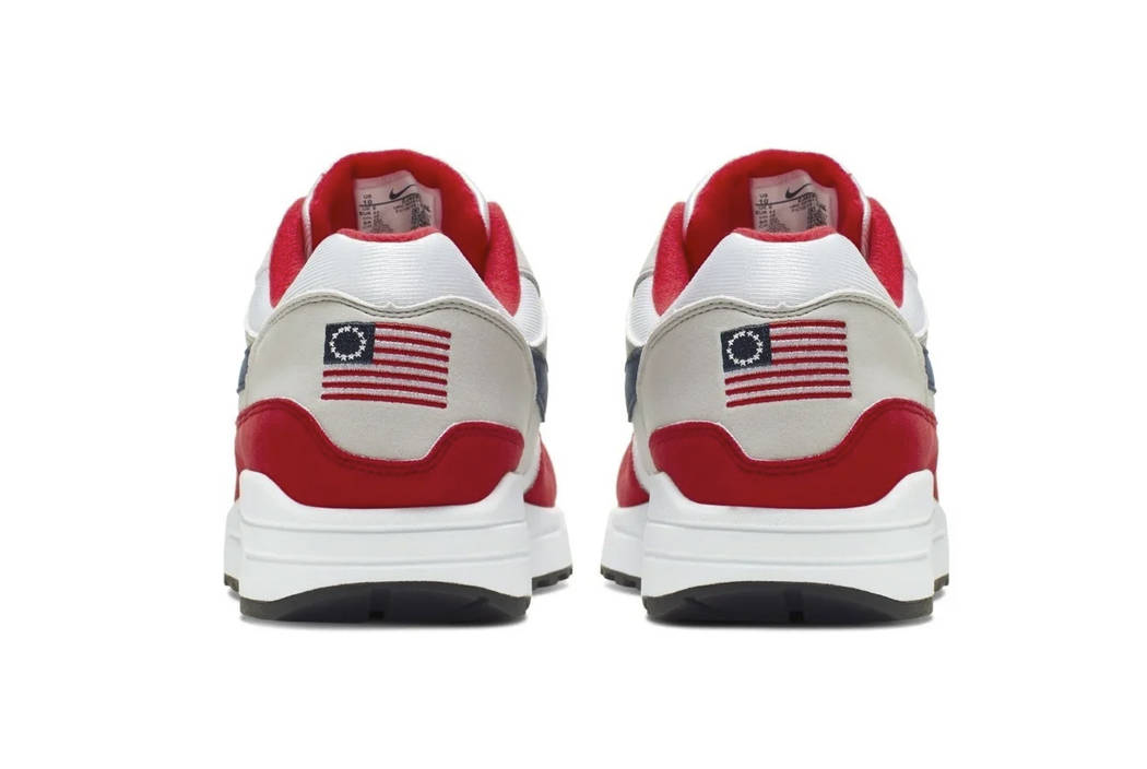 This undated product image obtained by the Associated Press shows Nike Air Max 1 Quick Strike F ...